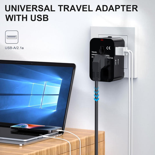 TrioChargerβ’οΈ All in One Worldwide Travel Adapter